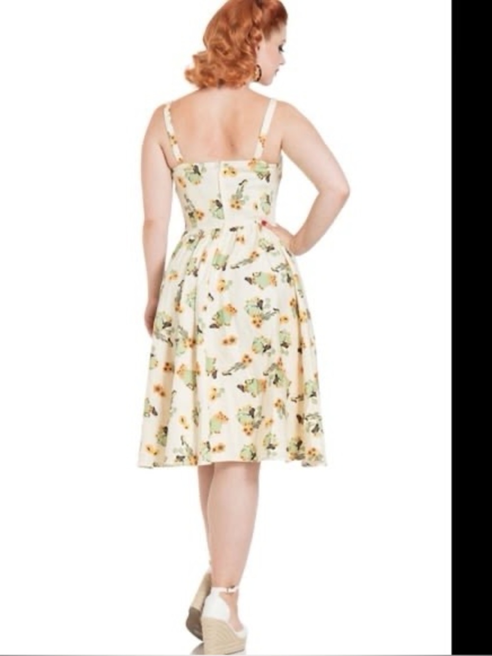 Modcloth Voodoo Vixen Cactus Print Dress - Picture 4 of 12